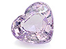 Spinel Single Heart Slightly to Moderately included