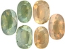 Alexandrite Mixed Lot Oval Slightly to Moderately included