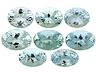 Aquamarine Closeout Oval Eye clean to Heavily included