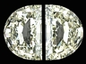 Diamond Pair Half Moon N/A