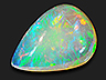 Opal Single Pear Translucent