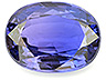 Sapphire Single Oval Slightly included