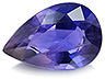 Sapphire Single Pear Slightly included