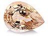 Tourmaline Single Pear Eye clean