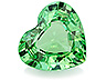 Tsavorite Single Heart Eye clean