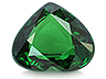 Tsavorite Single Heart Slightly included