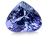 Tanzanite Single Heart Eye clean