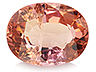 Tanzanite Single Oval Moderately included
