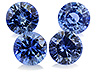 Sapphire Mixed Lot Round Eye clean to Slightly included