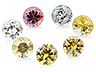 Sapphire Mixed Lot Round Eye clean to Slightly included
