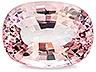 Morganite Single Oval Eye clean to Slightly included