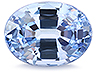 Sapphire Single Oval Eye clean