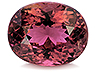 Tourmaline Single Oval Moderately included