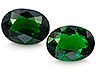 Tsavorite Pair Oval Slightly to Moderately included