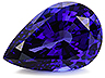 Tanzanite Single Pear Eye clean