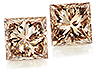 Diamond Pair Square VVS1 - VVS2