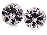 Spinel Pair Round Eye clean