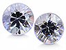 Spinel Pair Round Eye clean